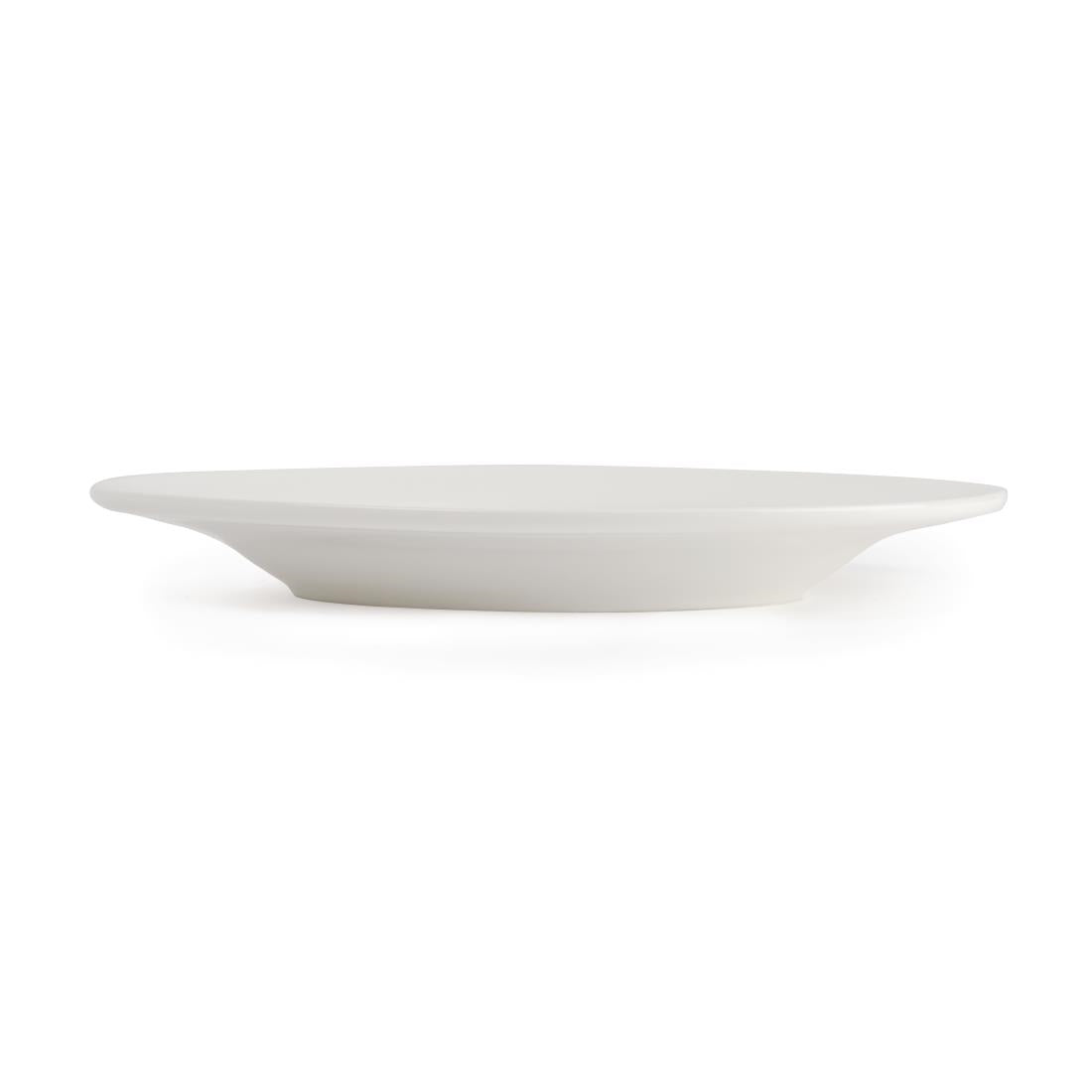 Olympia Lumina Round Saucers White 156mm (6 pack)