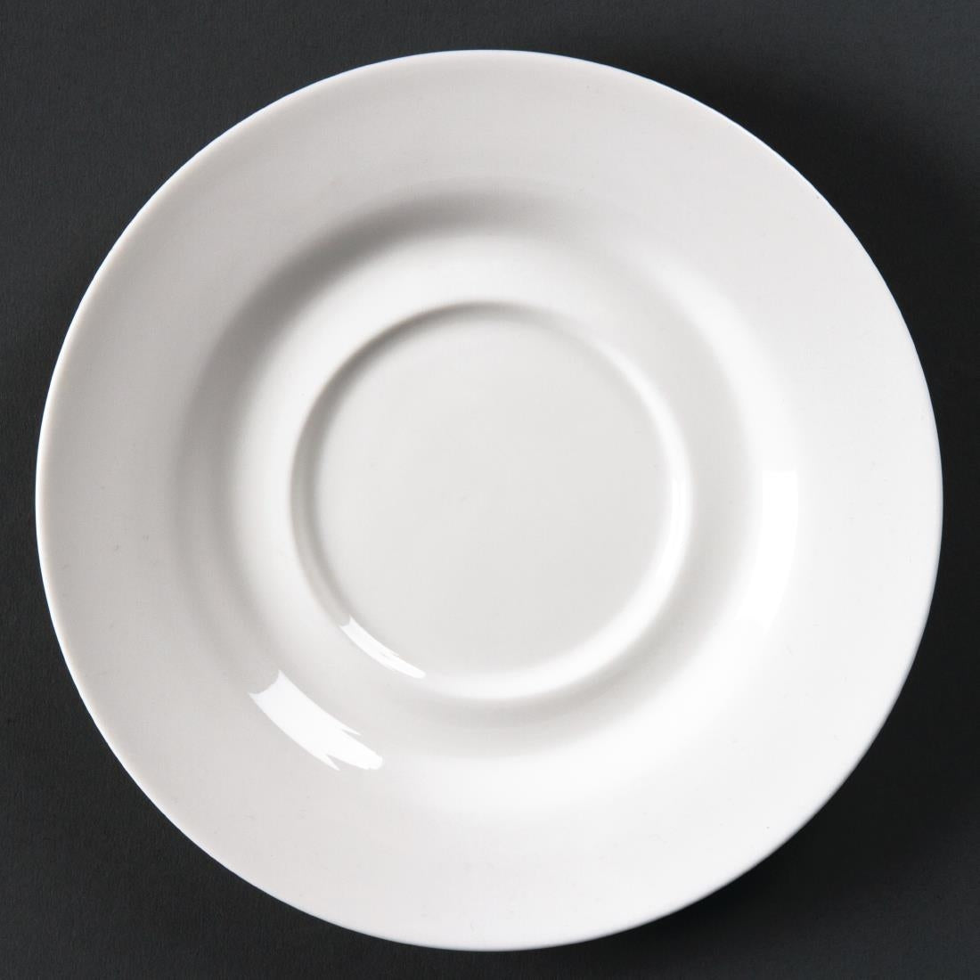 Olympia Lumina Round Saucers White 156mm (6 pack)