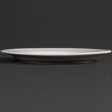 Olympia Linear Wide Rimmed Plates White 250mm (12 Pack)