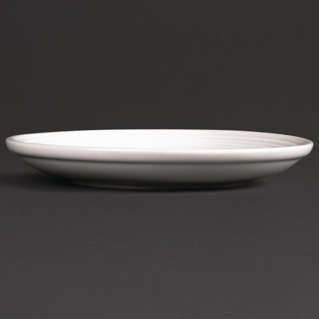 Olympia Linear Stacking Saucers White 60mm (12 Pack)