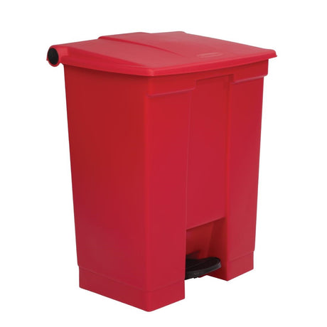 Rubbermaid Step-On Pedal Bin 68Ltr - Red