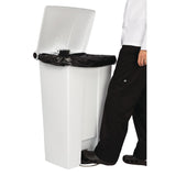 Rubbermaid Step-On Pedal Bin 87Ltr - White