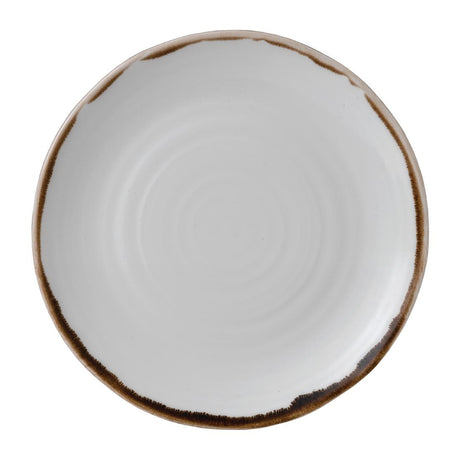 Dudson Harvest Coupe Plates Natural 230mm (12 Pack)