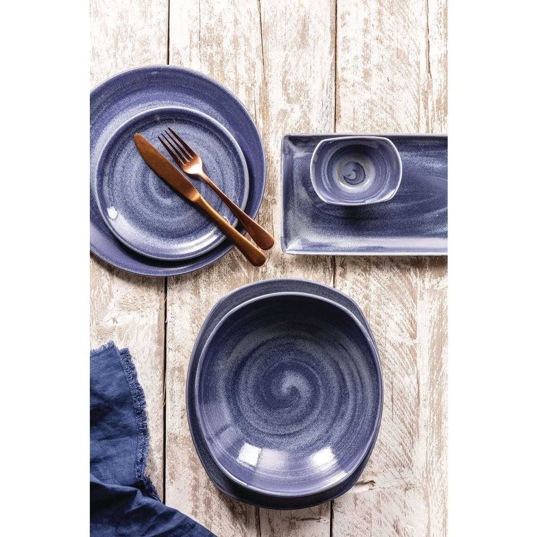 Steelite Revolution Bluestone Plates 305mm (12 Pack)