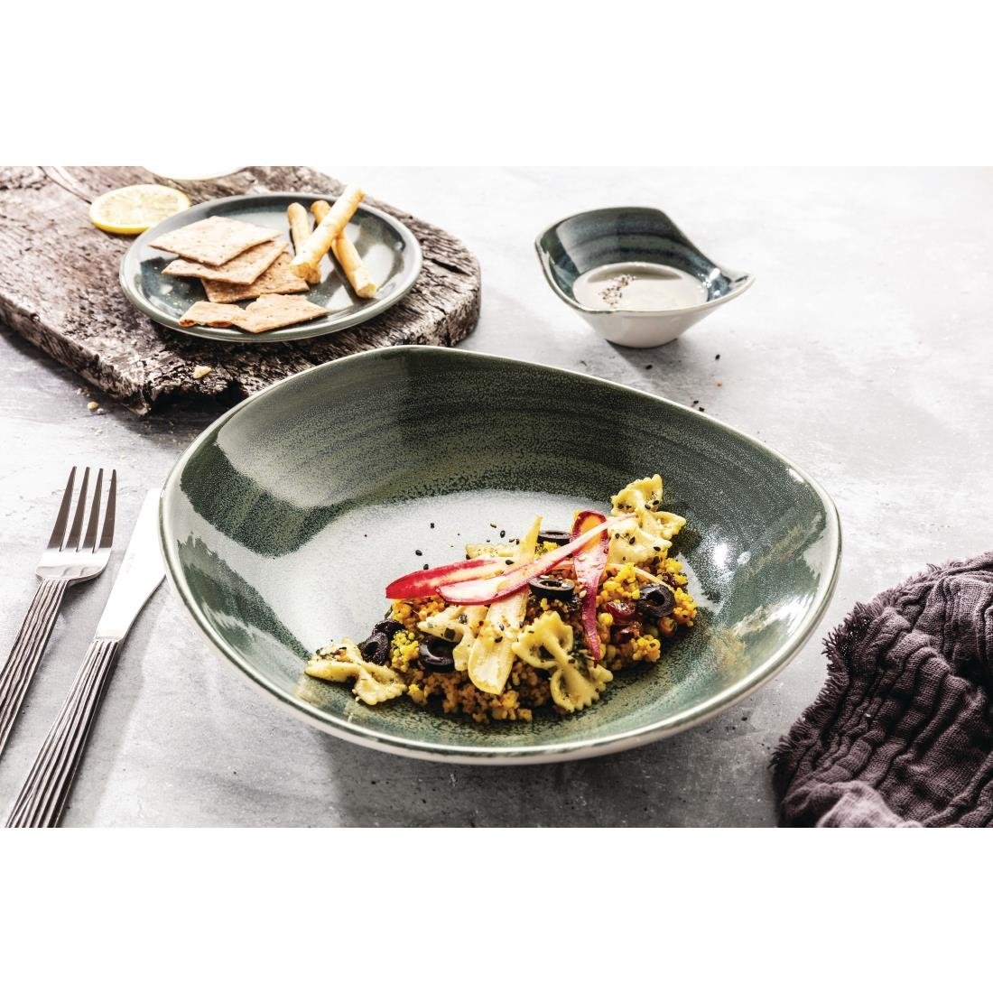 Steelite Revolution Jade Plates Coupe 202mm (12 Pack)