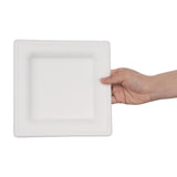 Fiesta Compostable Bagasse Square Plates 204mm (50 Pack)