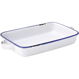 Utopia Avebury Blue Large Rectangular Dish 220mm (12 Pack)
