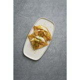 Churchill Chefs' Plates White Walled Oblong Plates 350mm (6 Pack)