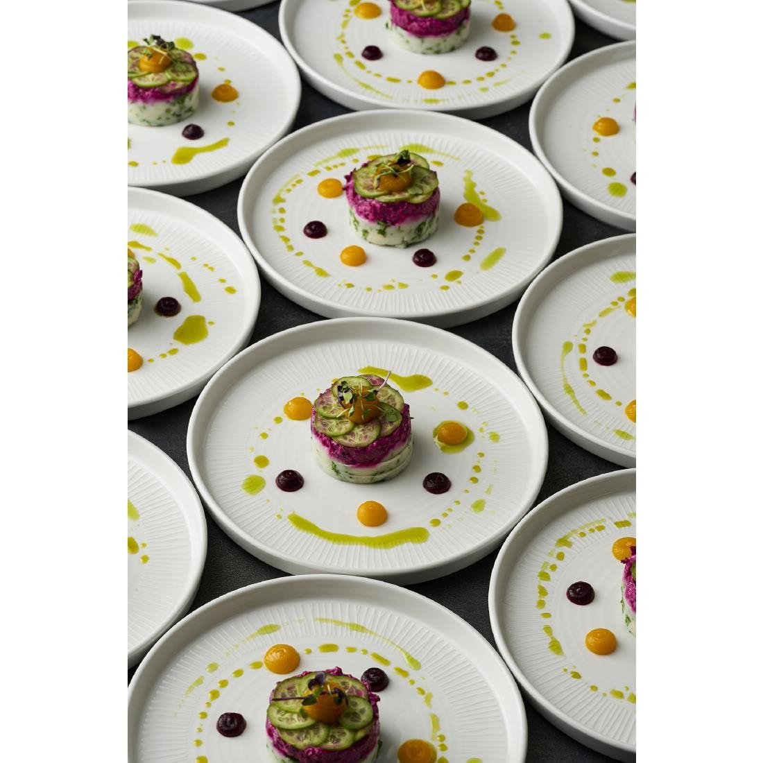 Churchill Bamboo White Walled Plates 260mm (6 Pack)