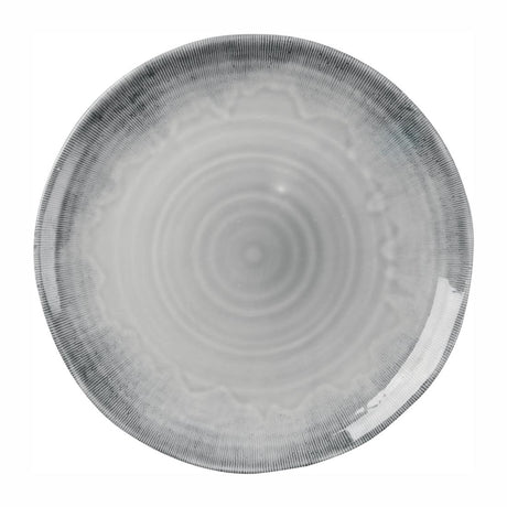 Dudson Harvest Flux Grey Organic Coupe Plates 275mm (12 Pack)