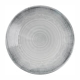 Dudson Harvest Flux Grey Organic Coupe Plates 164mm (12 Pack)