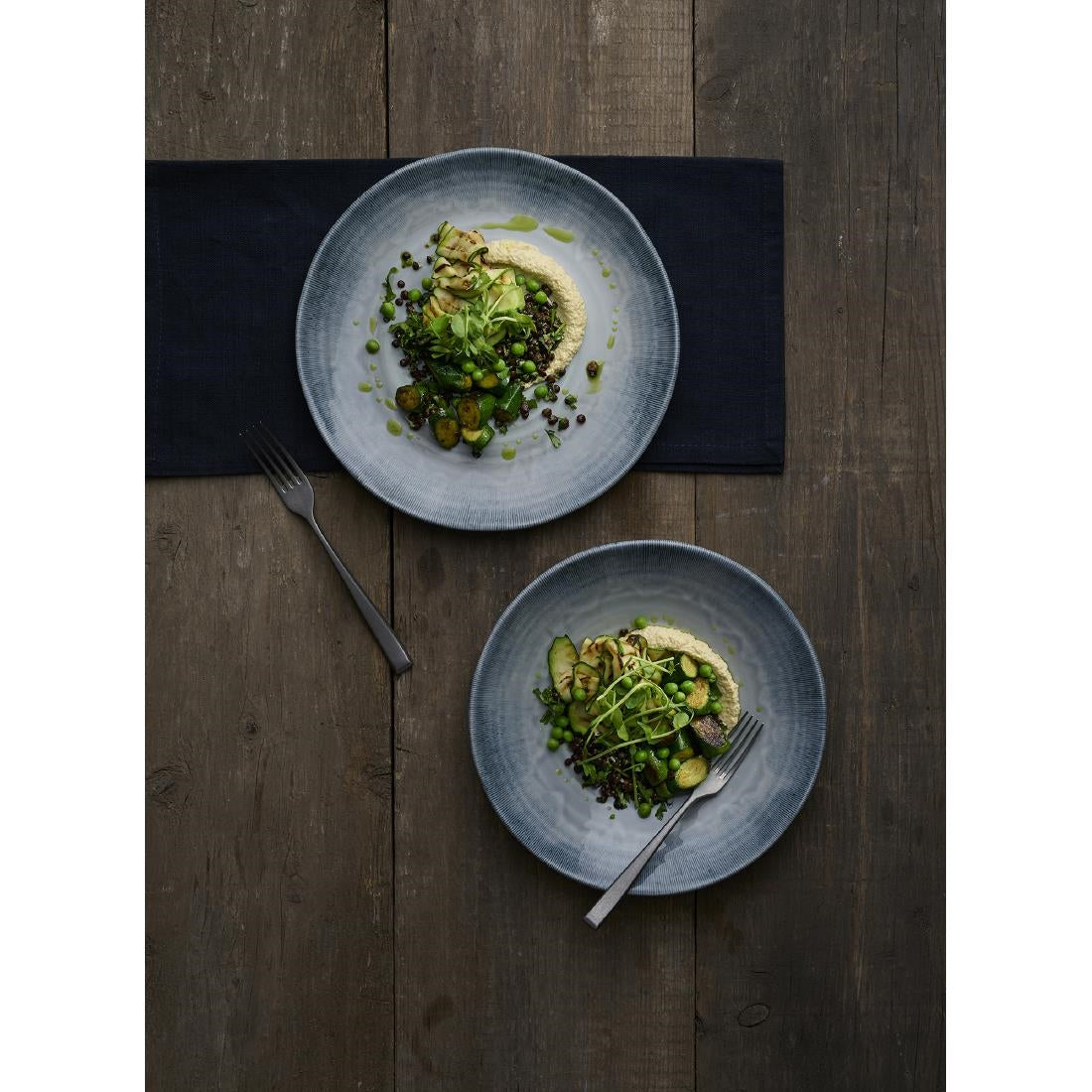 Dudson Harvest Flux Grey Organic Coupe Bowls 279mm (12 Pack)