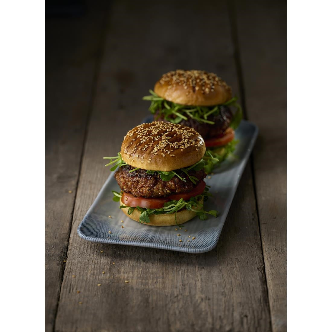 Dudson Harvest Flux Grey Organic Rectangular Platter 179mm (12 Pack)