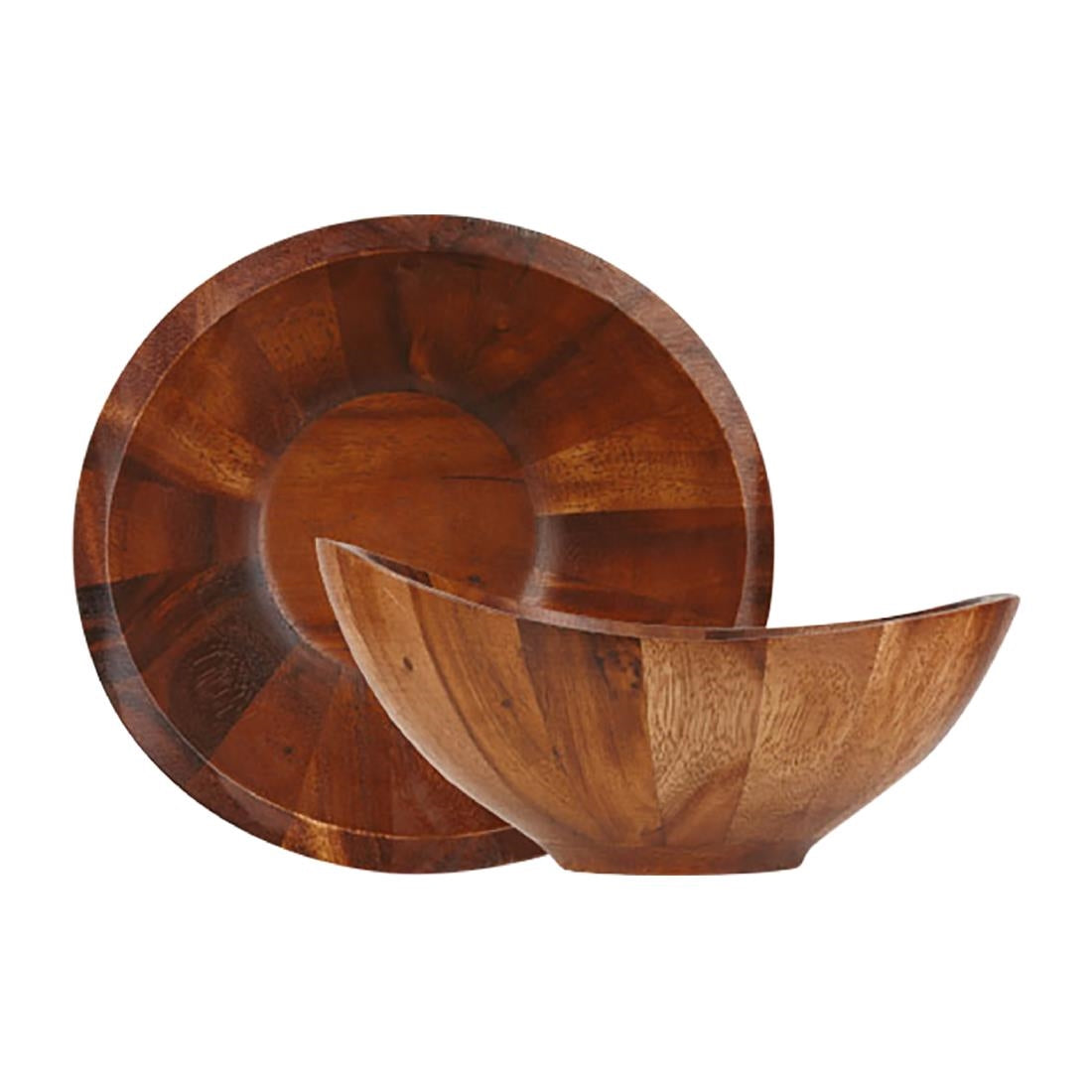 Churchill Moonstone Large Acacia Bowls 235x220mm (4 Pack)