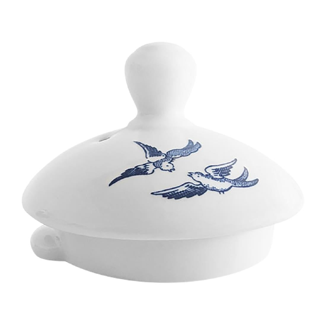 Churchill Vintage Prints Lids for 90mm Sugar Bowls Blue Willow (6 Pack)
