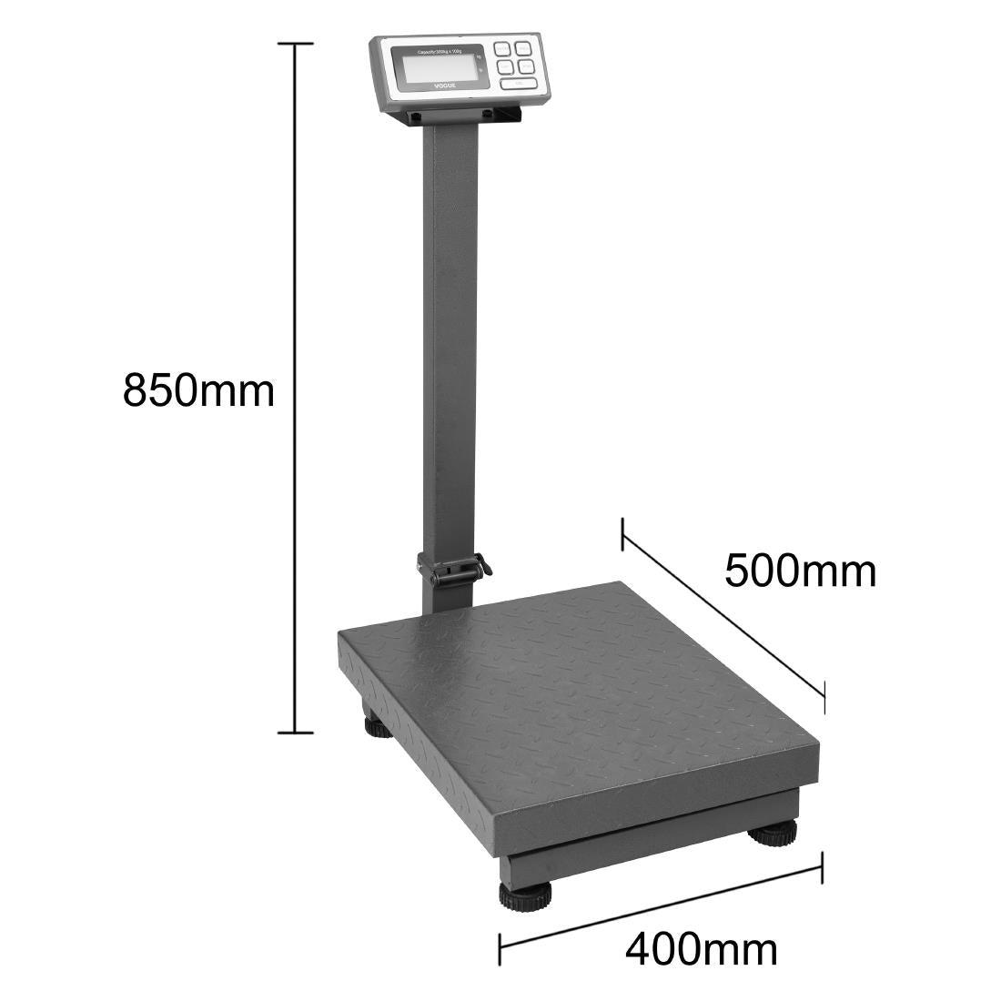 Vogue Digital Floor Scale with Tower Display 300kg