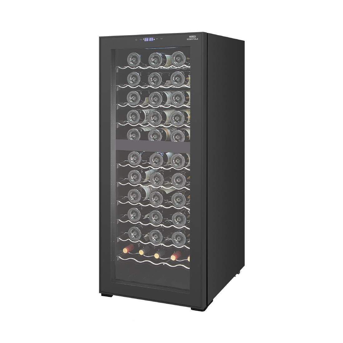 Nisbets Essentials Dual Zone Wine Cooler 80 Bottle
