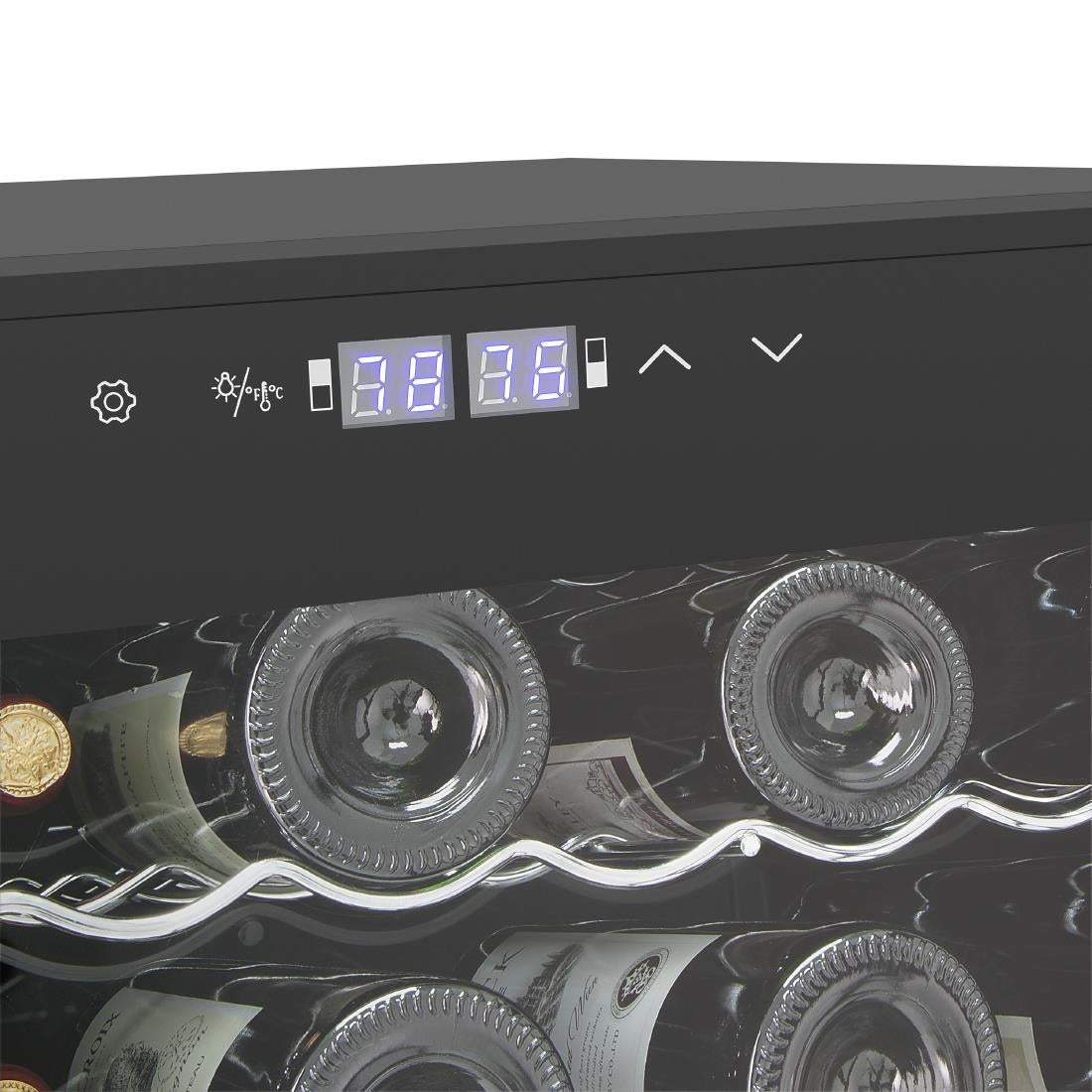 Nisbets Essentials Dual Zone Wine Cooler 80 Bottle