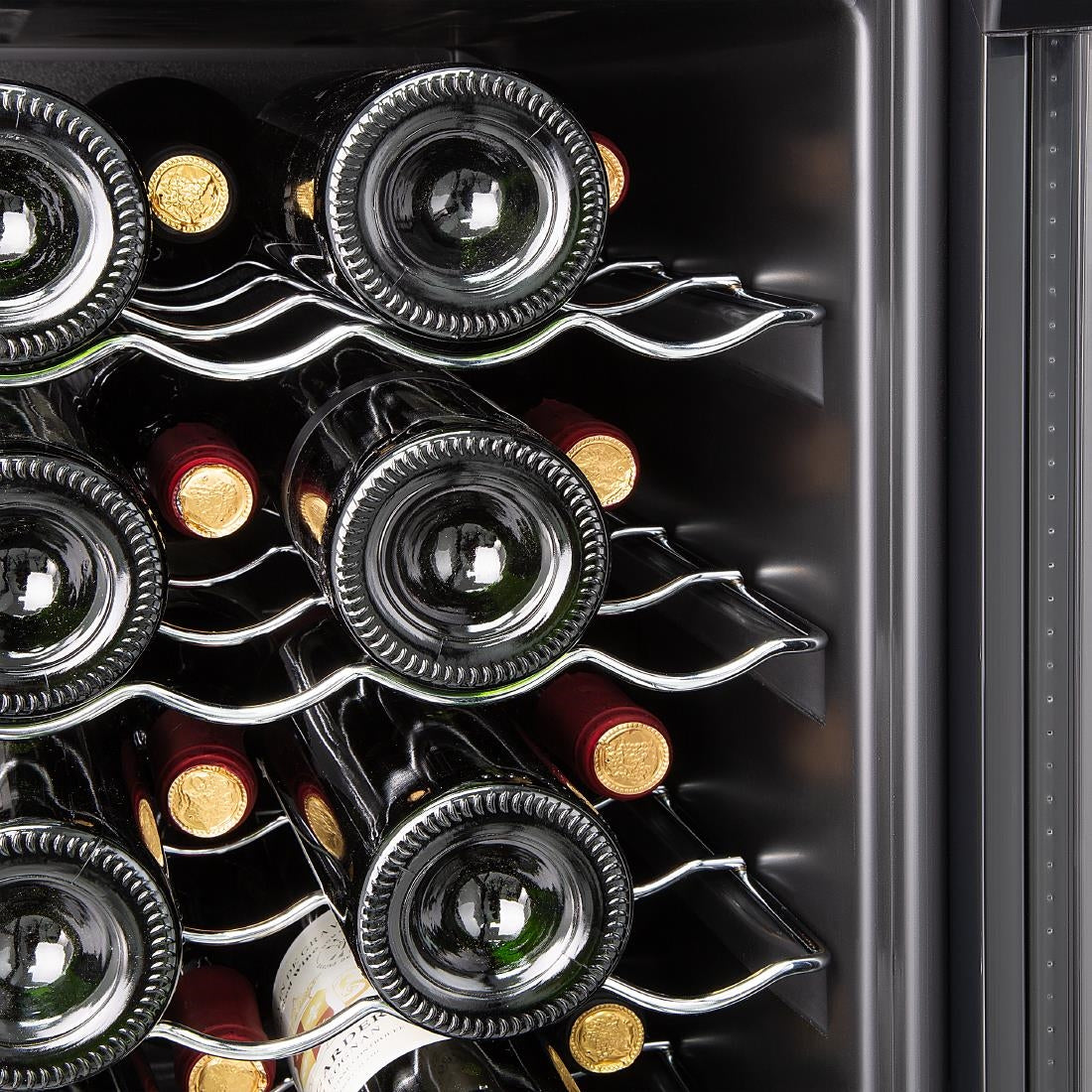 Nisbets Essentials Dual Zone Wine Cooler 80 Bottle