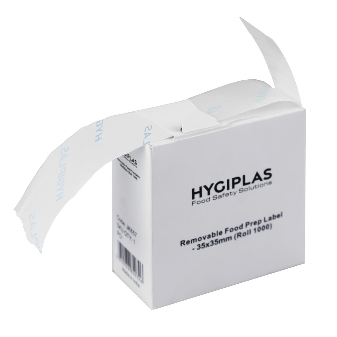 Hygiplas Removable Food Prep Labels 35x35mm (1000 Pack)