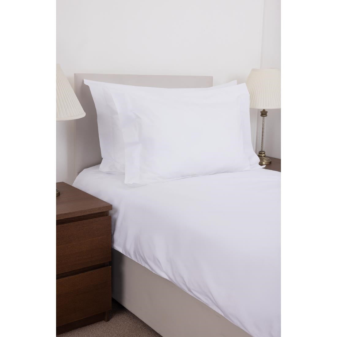 Mitre Comfort Percale Oxford Pillowcase White (2 Pack)