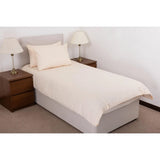 Essentials Temir Duvet Cover Oatmeal Single Open