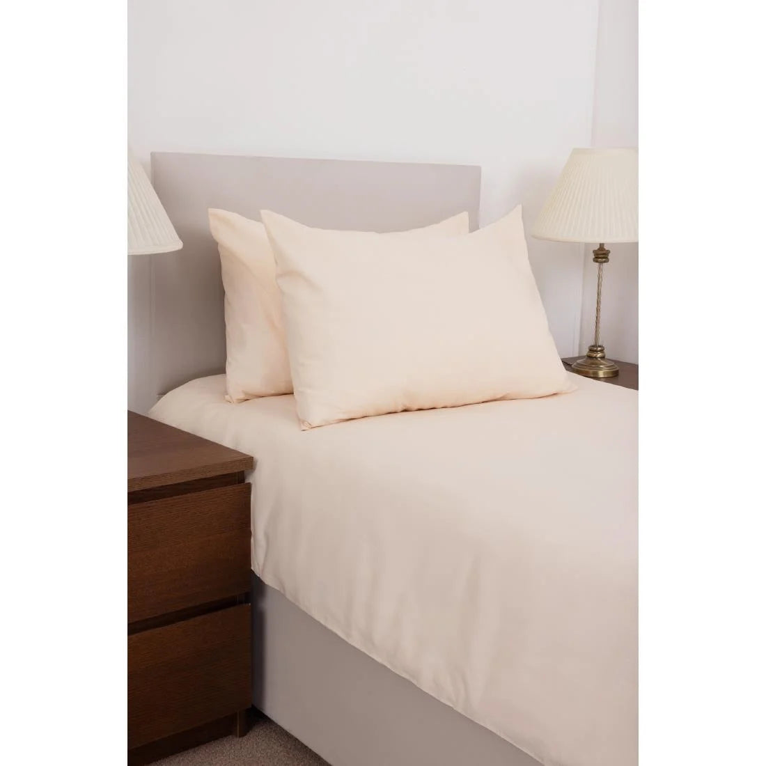 Mitre Essentials Temir Housewife Pillowcase Oatmeal (2 Pack)