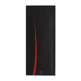Europochette Bari Black Cutlery Pouch with Red Napkin (100 Pack)