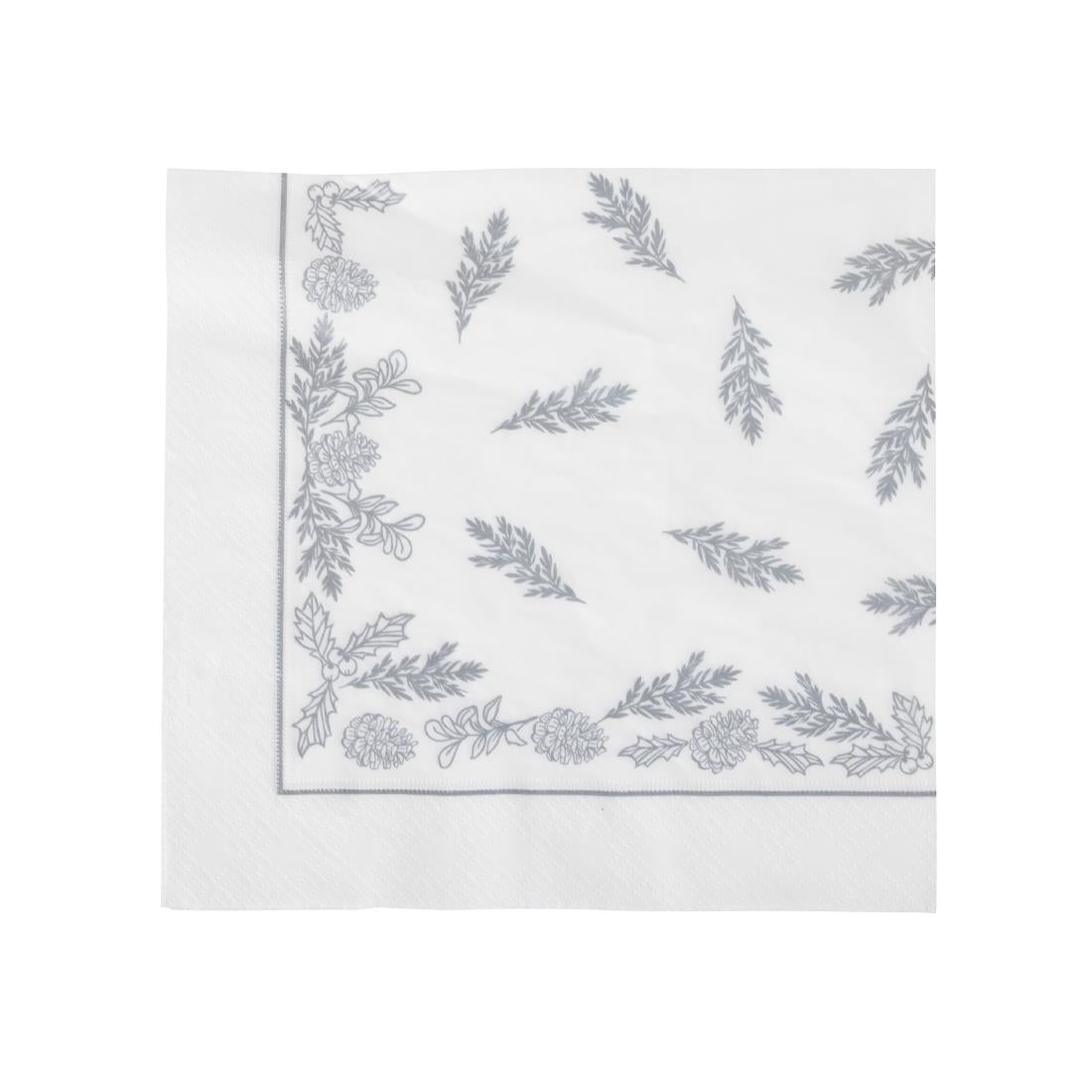 Swantex Aspen Festive 3ply Dinner Napkins 400x400mm (600 Pack)