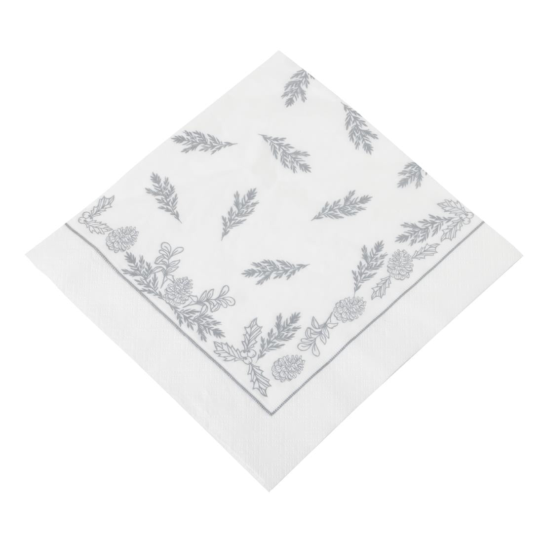 Swantex Aspen Festive 3ply Dinner Napkins 400x400mm (600 Pack)