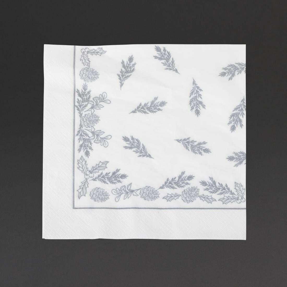 Swantex Aspen Festive 3ply Dinner Napkins 400x400mm (600 Pack)
