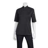 Chef Works Womens Springfield Zip Chef Jacket Black XL
