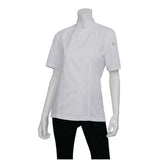 Chef Works Womens Springfield Zip Chef Jacket White 2XL