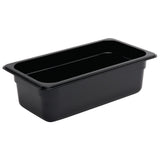 Vogue ABS Gastronorm Tray Black GN 1/3 100mm