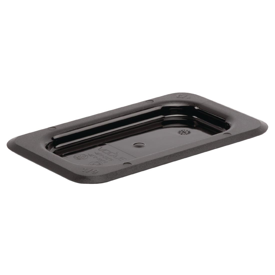 Vogue ABS Gastronorm Lid Black GN 1/9