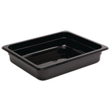 Vogue ABS Gastronorm Tray Black GN 1/2 65mm
