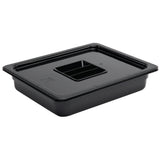 Vogue ABS Gastronorm Tray Black GN 1/2 65mm