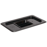 Vogue ABS Gastronorm Lid Black GN 1/4