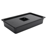 Vogue ABS Gastronorm Tray Black GN 1/1 100mm