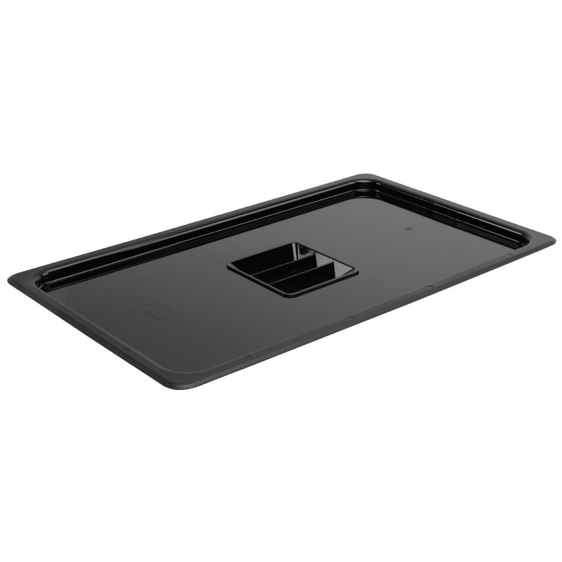 Vogue ABS Gastronorm Lid Black GN 1/1