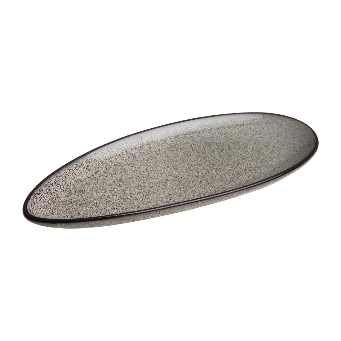 Olympia Mineral Leaf Plates 255mm (6 Pack)