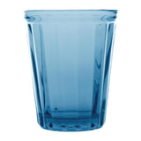 Olympia Cabot Panelled Glass Tumbler Blue 260ml (6 pack)