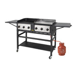 Buffalo 6 Burner Combi BBQ Grill and Griddle