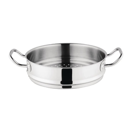 Vogue Stainless Steel & Aluminium Tri-Wall Steamer 28cm