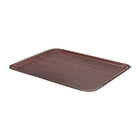 Cambro Mykonos Laminate Canteen Tray Walnut 460mm