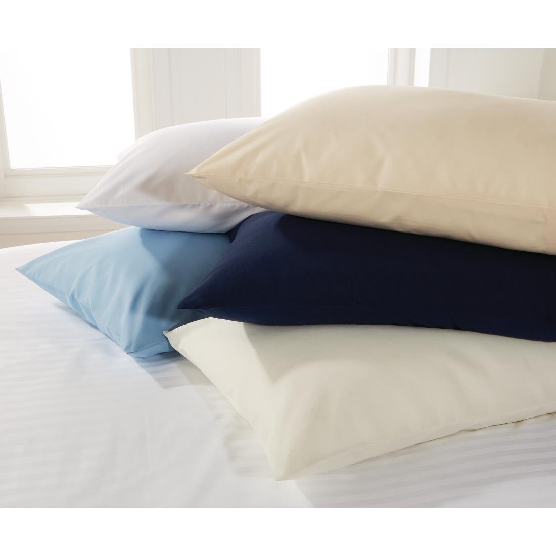 Mitre Essentials Temir Flat Sheet Navy Single