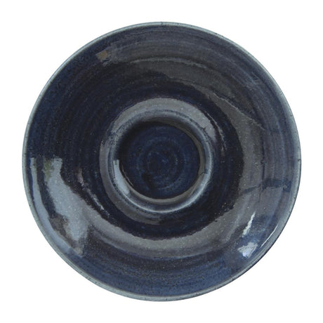 Churchill Monochrome Cappuccino Saucers Mist Blue 158mm (12 Pack)