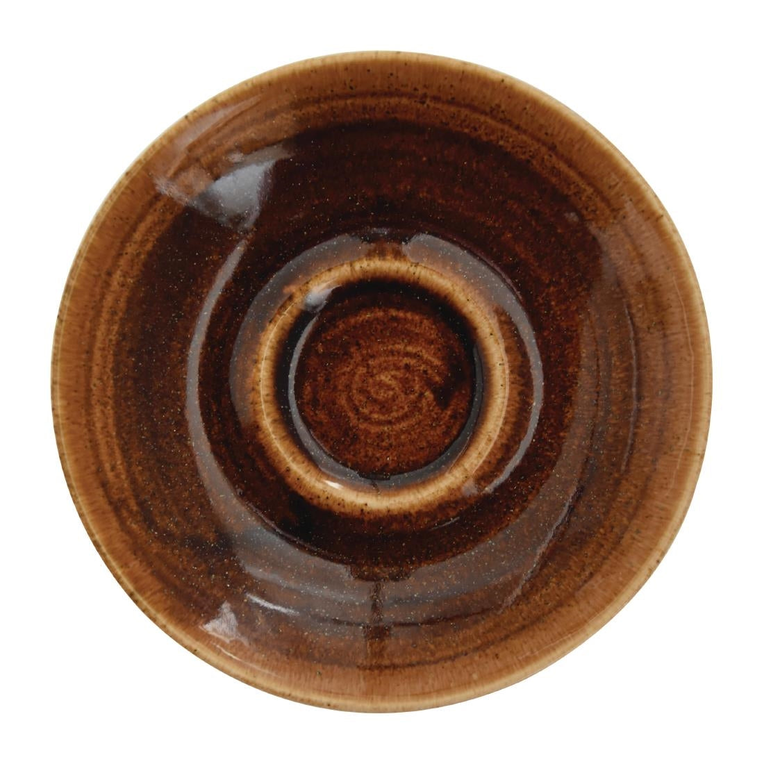 Churchill Monochrome Cappuccino Saucers Vintage Copper 158ml (12 Pack)