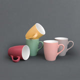 Olympia Pastel Mugs Yellow 340ml (6 Pack)