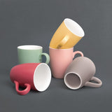 Olympia Matt Pastel Mug Grey 340ml (Pack of 6)